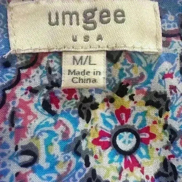 Umgee Boho Fringe Kimono - Size M/L 🌺💗🌺 - Picture 7 of 11